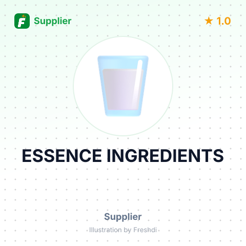 ESSENCE INGREDIENTS – summary card, no photo uploaded yet