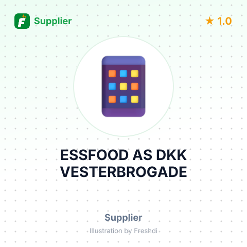 ESSFOOD AS DKK VESTERBROGADE – summary card, no photo uploaded yet