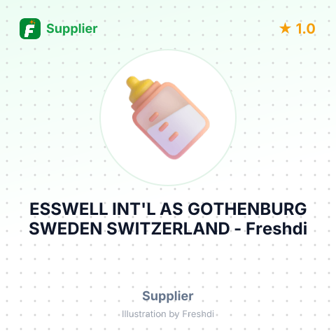 ESSWELL INT'L AS GOTHENBURG SWEDEN SWITZERLAND – summary card, no photo uploaded yet