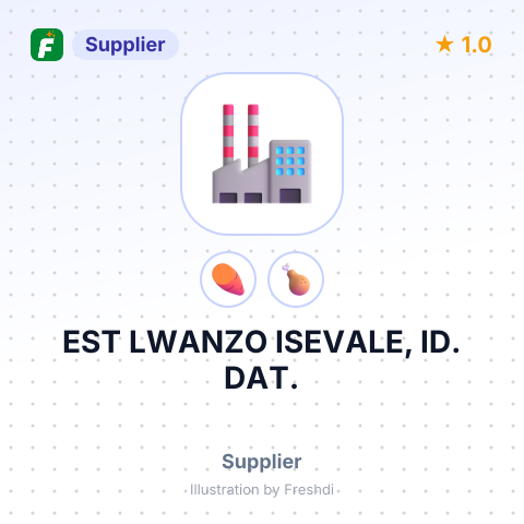 EST LWANZO ISEVALE, ID. DAT. – summary card, no photo uploaded yet