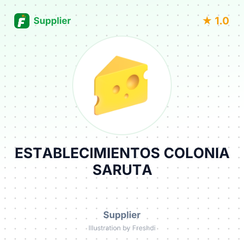 ESTABLECIMIENTOS COLONIA SARUTA – summary card, no photo uploaded yet