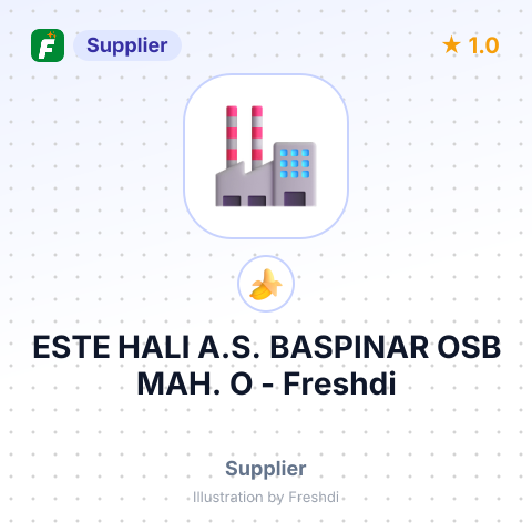 ESTE HALI A.S. BASPINAR OSB MAH. O – summary card, no photo uploaded yet