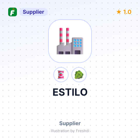 ESTILO – summary card, no photo uploaded yet