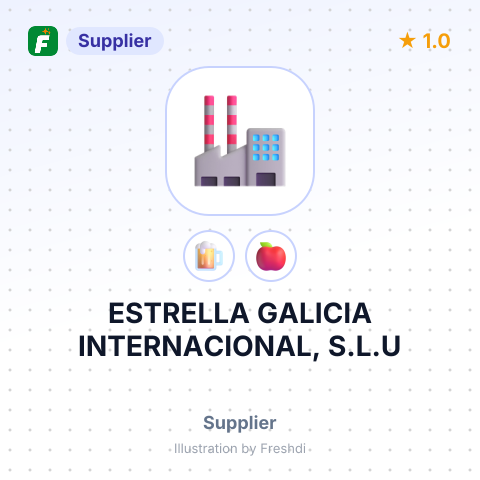 ESTRELLA GALICIA INTERNACIONAL, S.L.U – summary card, no photo uploaded yet