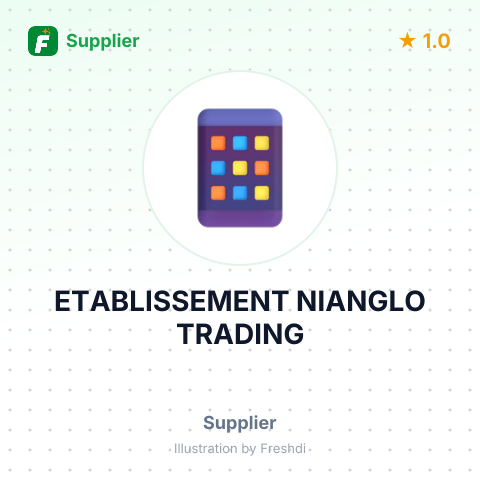 ETABLISSEMENT NIANGLO TRADING – summary card, no photo uploaded yet