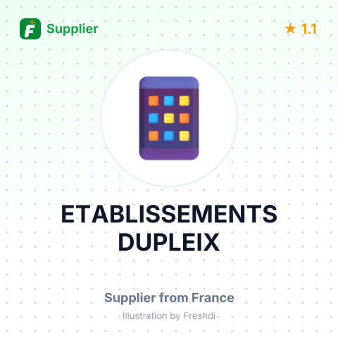 ETABLISSEMENTS DUPLEIX – summary card, no photo uploaded yet