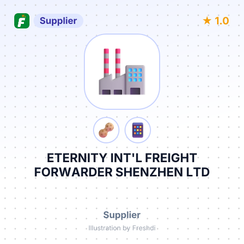 ETERNITY INT'L FREIGHT FORWARDER SHENZHEN LTD – summary card, no photo uploaded yet