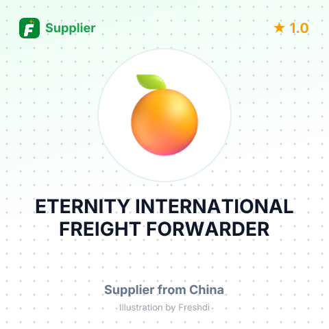 ETERNITY INTERNATIONAL FREIGHT FORWARDER – summary card, no photo uploaded yet