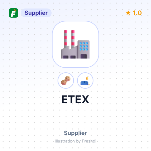 ETEX – summary card, no photo uploaded yet