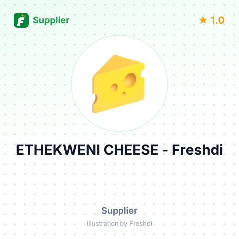 ETHEKWENI CHEESE – summary card, no photo uploaded yet