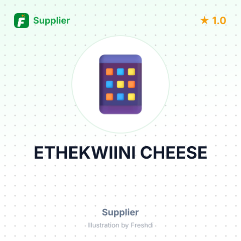 ETHEKWIINI CHEESE – summary card, no photo uploaded yet