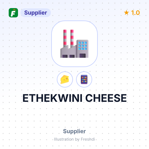 ETHEKWINI CHEESE – summary card, no photo uploaded yet