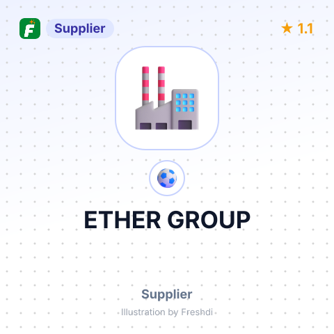 ETHER GROUP – summary card, no photo uploaded yet