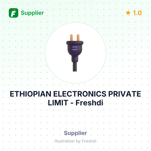 ETHIOPIAN ELECTRONICS PRIVATE LIMIT – summary card, no photo uploaded yet