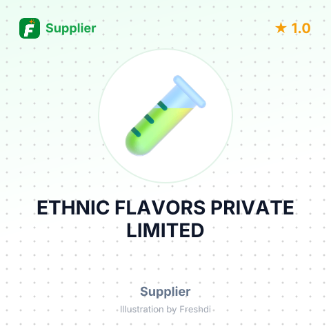ETHNIC FLAVORS PRIVATE LIMITED – summary card, no photo uploaded yet