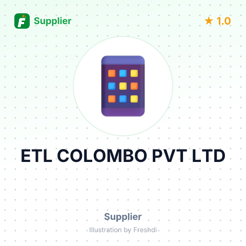 ETL COLOMBO PVT LTD – summary card, no photo uploaded yet