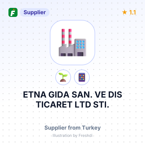 ETNA GIDA SAN. VE DIS TICARET LTD STI. – summary card, no photo uploaded yet