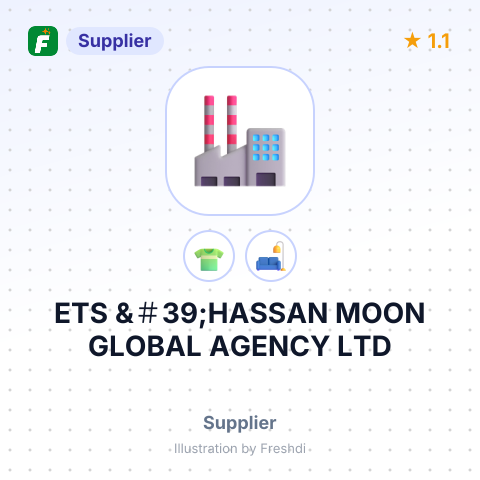 ETS &＃39;HASSAN MOON GLOBAL AGENCY LTD – summary card, no photo uploaded yet