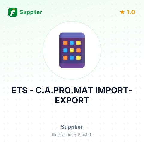 ETS - C.A.PRO.MAT IMPORT-EXPORT – summary card, no photo uploaded yet