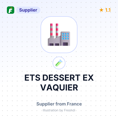 ETS DESSERT EX VAQUIER – summary card, no photo uploaded yet