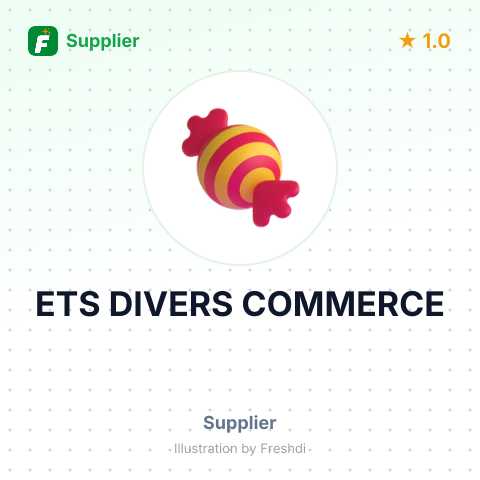 ETS DIVERS COMMERCE – summary card, no photo uploaded yet