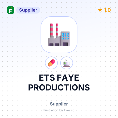 ETS FAYE PRODUCTIONS – summary card, no photo uploaded yet