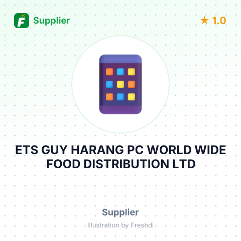 ETS GUY HARANG PC WORLD WIDE FOOD DISTRIBUTION LTD – summary card, no photo uploaded yet