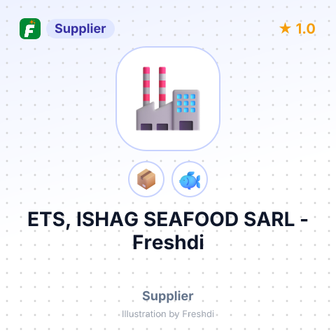 ETS, ISHAG SEAFOOD SARL – summary card, no photo uploaded yet