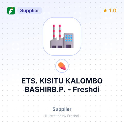 ETS. KISITU KALOMBO BASHIRB.P. – summary card, no photo uploaded yet