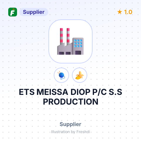 ETS MEISSA DIOP P/C S.S PRODUCTION – summary card, no photo uploaded yet