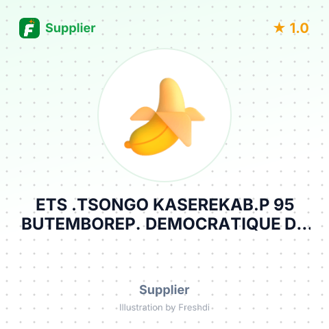 ETS .TSONGO KASEREKAB.P 95 BUTEMBOREP. DEMOCRATIQUE DU CONGO – summary card, no photo uploaded yet