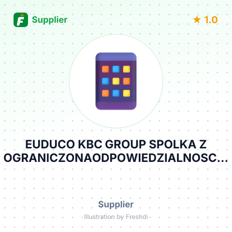 EUDUCO KBC GROUP SPOLKA Z OGRANICZONAODPOWIEDZIALNOSCIA SPOLKA KOMANDYTOWA – summary card, no photo uploaded yet