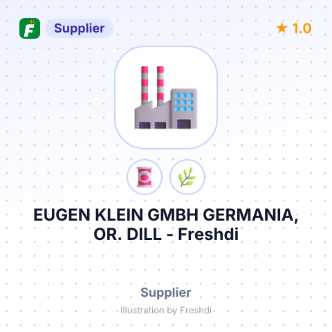 EUGEN KLEIN GMBH GERMANIA, OR. DILL – summary card, no photo uploaded yet