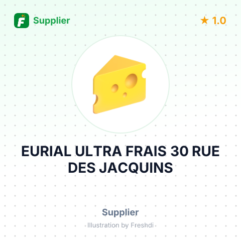 EURIAL ULTRA FRAIS 30 RUE DES JACQUINS – summary card, no photo uploaded yet