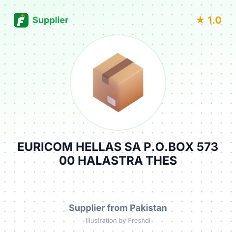 EURICOM HELLAS SA P.O.BOX 573 00 HALASTRA THES – summary card, no photo uploaded yet