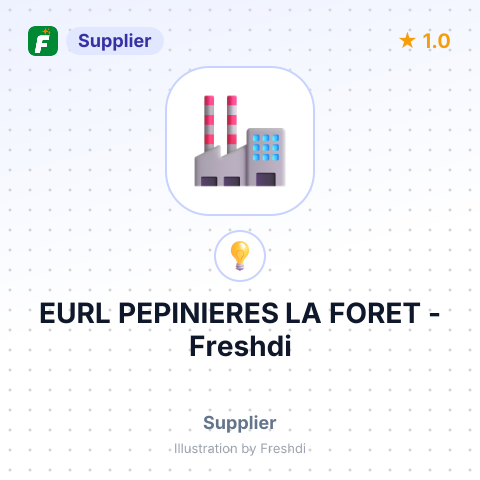EURL PEPINIERES LA FORET – summary card, no photo uploaded yet