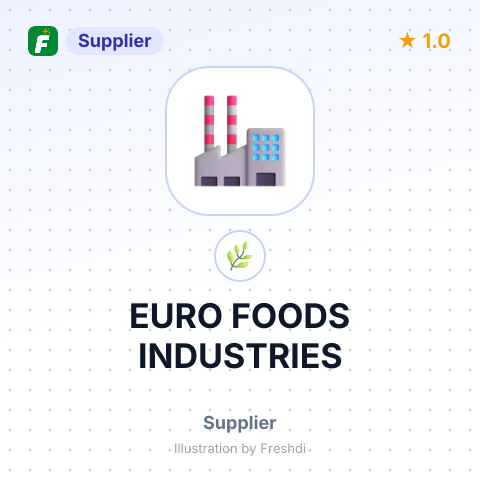EURO FOODS INDUSTRIES – summary card, no photo uploaded yet
