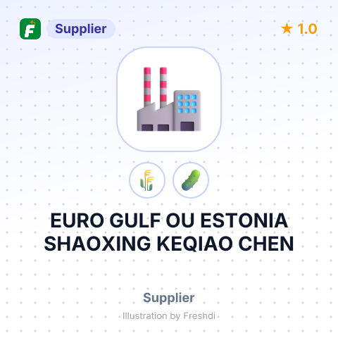 EURO GULF OU ESTONIA SHAOXING KEQIAO CHEN – summary card, no photo uploaded yet