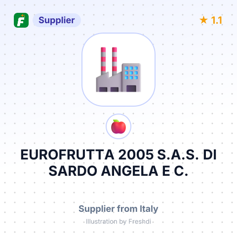 EUROFRUTTA 2005 S.A.S. DI SARDO ANGELA E C. – summary card, no photo uploaded yet