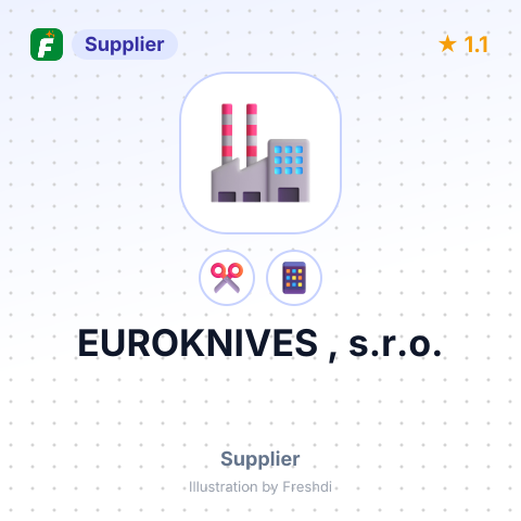 EUROKNIVES , s.r.o. – summary card, no photo uploaded yet