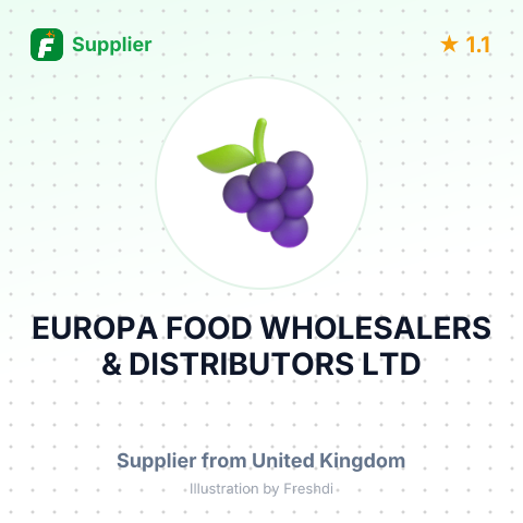 EUROPA FOOD WHOLESALERS & DISTRIBUTORS LTD – summary card, no photo uploaded yet