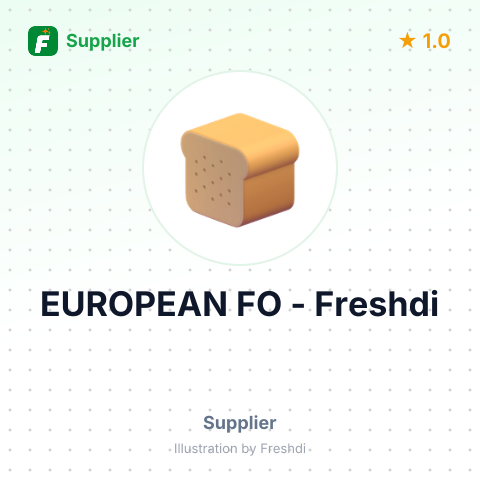 EUROPEAN FO – summary card, no photo uploaded yet
