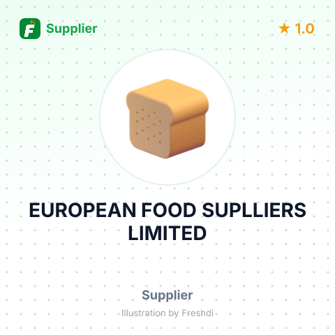 EUROPEAN FOOD SUPLLIERS LIMITED – summary card, no photo uploaded yet
