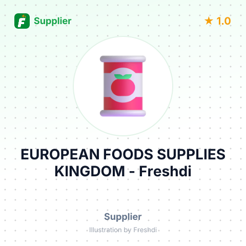 EUROPEAN FOODS SUPPLIES KINGDOM – summary card, no photo uploaded yet