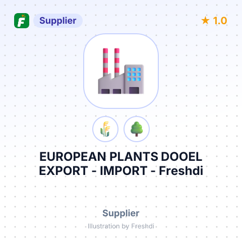 EUROPEAN PLANTS DOOEL EXPORT - IMPORT – summary card, no photo uploaded yet