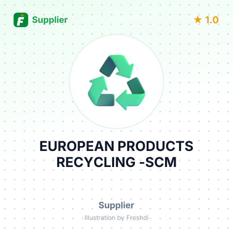 EUROPEAN PRODUCTS RECYCLING -SCM – summary card, no photo uploaded yet