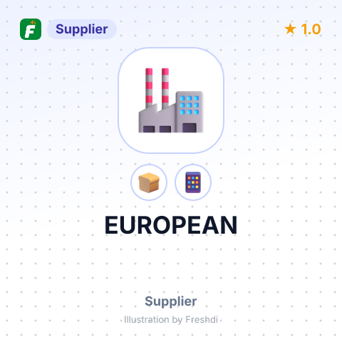 EUROPEAN – summary card, no photo uploaded yet