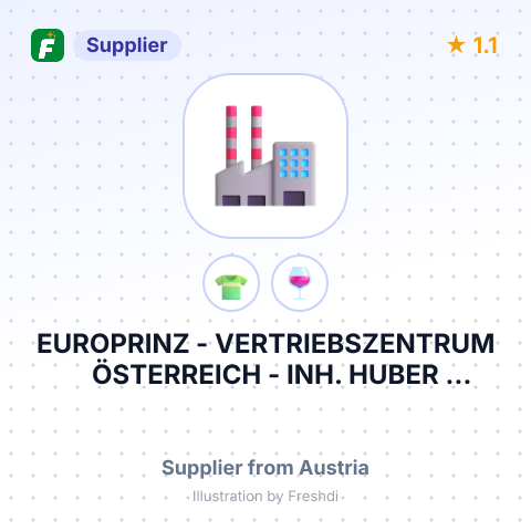 EUROPRINZ - VERTRIEBSZENTRUM ÖSTERREICH - INH. HUBER BERNHARD – summary card, no photo uploaded yet