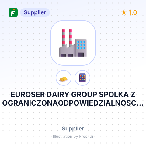 EUROSER DAIRY GROUP SPOLKA Z OGRANICZONAODPOWIEDZIALNOSCIA SPOLKA KO – summary card, no photo uploaded yet