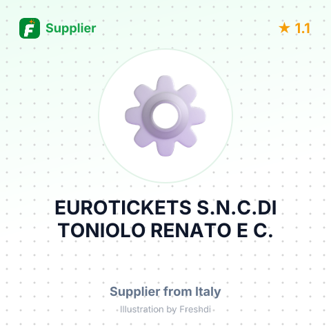 EUROTICKETS S.N.C.DI TONIOLO RENATO E C. – summary card, no photo uploaded yet